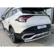 Защита заднего бампера 60 мм комплектация GT-Line для Kia Sportage 2021-2023