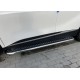 Пороги с площадкой алюминиевый лист 53 мм комплектация GT-Line для Kia Sportage 2021-2023
