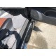 Пороги труба с проступью с алюминиевым листом 76 мм для Mitsubishi Pajero Sport 1998-2007