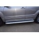 Пороги с площадкой алюминиевый лист 53 мм для Suzuki Grand Vitara 2005-2011