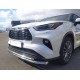 Защита передняя двойная 60-42 мм для Toyota Highlander 2020-2023