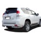 Защита задняя двойные уголки 76-42 мм для Toyota Land Cruiser Prado 150 2009-2013