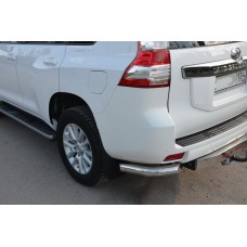 Защита задняя уголки малые 76 мм для Toyota Land Cruiser Prado 150 2013-2017