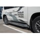Защита штатных порогов 60 мм для Toyota Land Cruiser Prado 150 Style 2017-2020