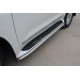 Защита штатных порогов сбоку 42 мм для Toyota Land Cruiser 200 TRD 2019-2021