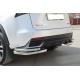 Защита задняя двойные уголки 60-42 мм для Lexus NX 2017-2021