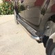 Пороги с площадкой алюминиевый лист 53 мм для Renault Duster 2015-2021