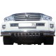 Защита передняя тройная с клыками 76-60-42 мм для Toyota Land Cruiser 200 2012-2015