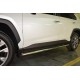 Защита штатных порогов 60 мм для Toyota RAV4 2019-2023