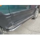 Пороги с площадкой алюминиевый лист 53 мм для Hyundai Galloper 1991-2003