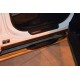 Пороги труба с проступью 76  мм для Kia Sorento Prime 2018-2020