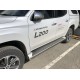 Защита штатных порогов 42 мм для Mitsubishi L200 2019-2023
