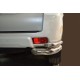 Защита задняя двойные уголки малые 76-42 мм для Toyota Land Cruiser Prado 150 2017-2020