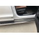 Пороги с площадкой алюминиевый лист 53 мм для Chery Tiggo 8 Pro Max 2022-2023