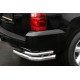Защита задняя двойные уголки 76-42 мм для Chevrolet Tahoe 900 2006-2014
