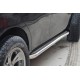 Пороги с площадкой алюминиевый лист 60 мм для Nissan Patrol 2010-2013