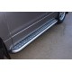 Пороги с площадкой алюминиевый лист 53 мм для Suzuki Grand Vitara 2012-2015