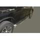 Защита штатных порогов 42 мм для Toyota Fortuner 2017-2020