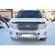 Кенгурятник передний с клыками 76-42-42 мм для Toyota Land Cruiser 200 2012-2015