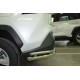 Защита задняя двойные уголки 60-42 мм для Toyota RAV4 2019-2023