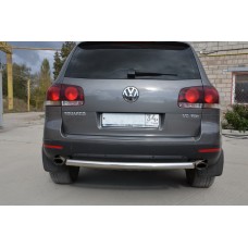 Защита заднего бампера 60 мм для Volkswagen Touareg 2007-2010