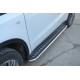 Пороги с площадкой алюминиевый лист 42 мм для Suzuki Vitara 2015-2023