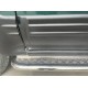 Пороги с площадкой алюминиевый лист 53 мм для Mitsubishi Pajero 1991-2006