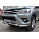 Защита переднего бампера волна 60 мм для Toyota Hilux 2015-2020