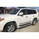 Защита штатных порогов 76 мм для Toyota Land Cruiser 200 2015-2021