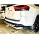 Защита заднего бампера двойная 76-60 мм для Toyota Land Cruiser 300 2021-2023