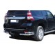 Защита задняя двойные уголки 76-42 мм для Toyota Land Cruiser Prado 150 2013-2017