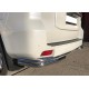Защита задняя двойные уголки 60-42 мм для Toyota Land Cruiser Prado 150 2017-2020