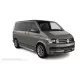 Пороги с площадкой нержавеющий лист с проступью для Volkswagen Transporter 2015-2024