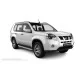 Пороги алюминиевые с нержавеющей площадкой для Nissan X-Trail T31 2007-2011