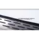 Пороги алюминиевые с нержавеющей площадкой для Ford Escape 2007-2012