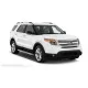 Пороги алюминиевые с нержавеющей площадкой для Ford Escape 2007-2012