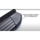 Пороги алюминиевые чёрные для Ford Escape 2000-2007