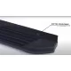 Пороги алюминиевые чёрные для Ford Escape 2000-2007