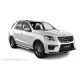 Пороги алюминиевые ОЕМ BMW-стиль для Mercedes ML W166 2011-2018