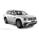 Пороги алюминиевые ОЕМ BMW-стиль для Volkswagen Teramont 2018-2024