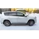 Пороги с площадкой алюминиевый лист для Toyota RAV4 2010-2013