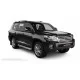 Пороги с площадкой нержавеющий лист с проступью для Toyota Land Cruiser 200 Executive 2016-2021