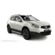 Пороги с площадкой нержавеющий лист с проступью для Nissan Qashqai 2007-2010