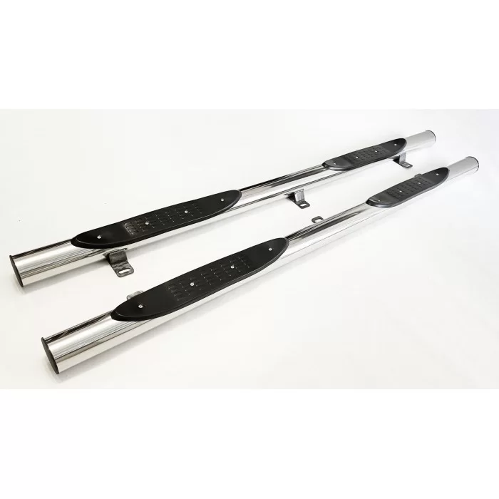 Пороги подножки нержавеющие с проступью для Mitsubishi>Mitsubishi L200>Mitsubishi L200 2007-2014,Mitsubishi>Mitsubishi L200>Mitsubishi L200 2014-2016,Mitsubishi>Mitsubishi L200>Mitsubishi L200 2015-2019