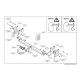 Фаркоп Brink (Thule) шар A на седан и хетчбек на Mitsubishi Lancer 10 № 479500 для Mitsubishi Lancer 10 2007-2012 артикул 479500