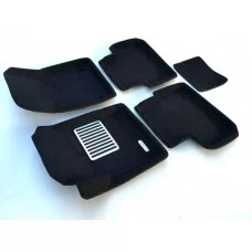 Коврики текстильные 3D Euromat чёрные Original Lux на Land Rover Discovery Sport № EM3D-003107
