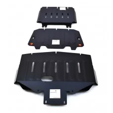 Защита картера и КПП, 3 части для Hyundai Grand Starex 2007-2021 Сталь