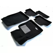 Коврики текстильные 3D Euromat чёрные Original Business на Mercedes GLK-class X204 № EMC3D-003511