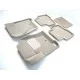 Коврики текстильные 3D Euromat бежевые Original Lux для Land Rover Discovery 4 2009-2016