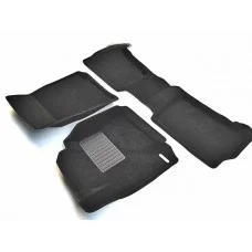 Коврики текстильные 3D Euromat чёрные Original Business на Toyota Land Cruiser 200/Lexus LX-570 № EMC3D-005118